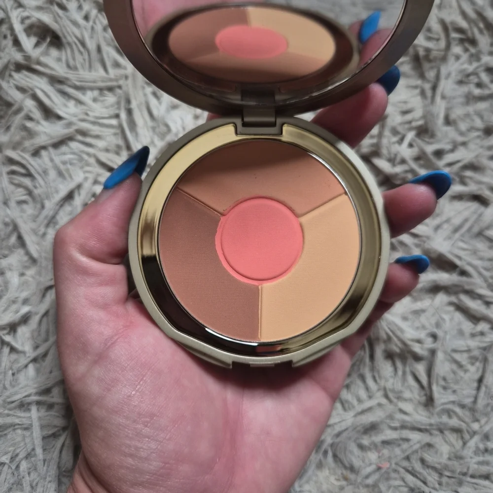 Stila One Step Correct Brightening Finishing Powder Deep Full Size 0.3oz NEW NIB